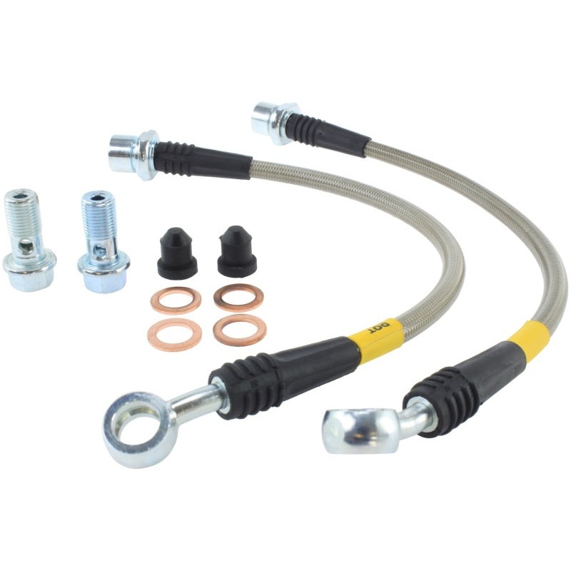 StopTech 00-05 Celica GT-S/05-08 Scion tC Stainless Steel Rear Brake Lines