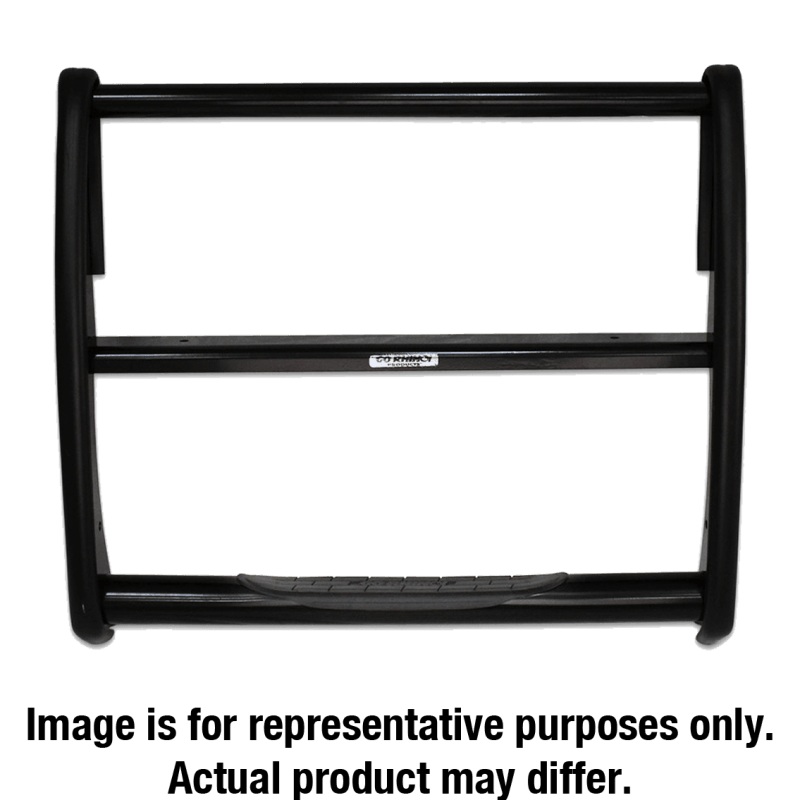 Go Rhino 09-19 Dodge Ram 1500 3000 Series StepGuard – Black (Center Grille Guard Only)