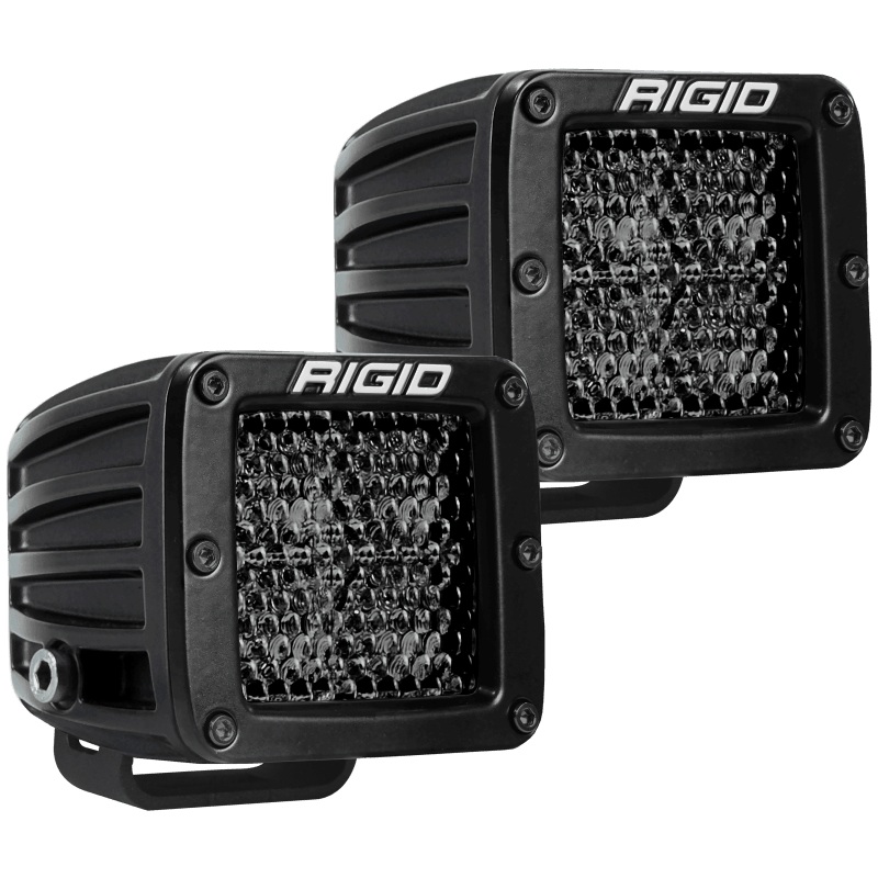 Rigid Industries D Series PRO Midnight Edition – Spot – Diffused – Pair
