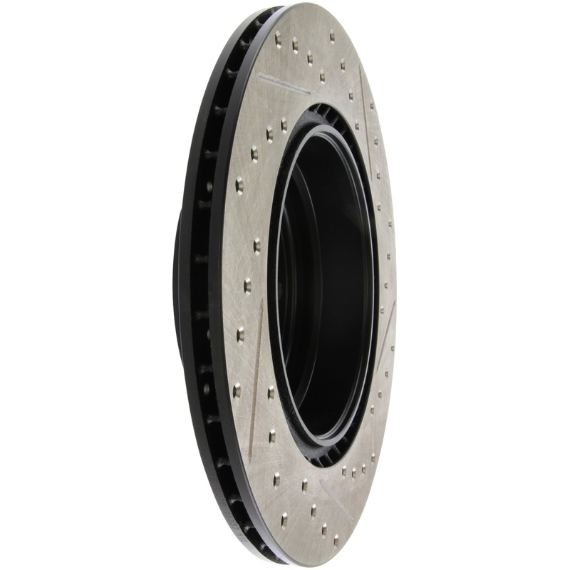 StopTech 06 BMW 330 / 07-09 BMW 335 Slotted & Drilled Right Rear Rotor