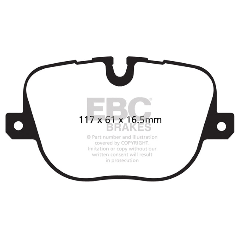 EBC 10-12 Land Rover Range Rover 5.0 Supercharged Greenstuff Rear Brake Pads
