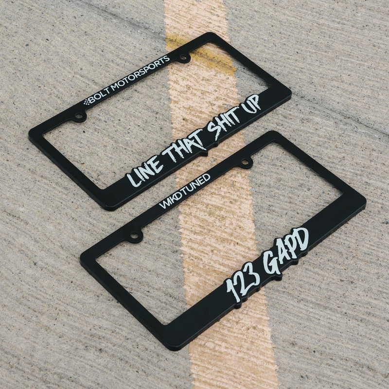 Custom License Plate Frames