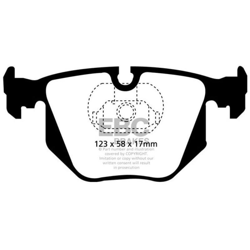 EBC 01-07 BMW M3 3.2 (E46) Ultimax2 Rear Brake Pads