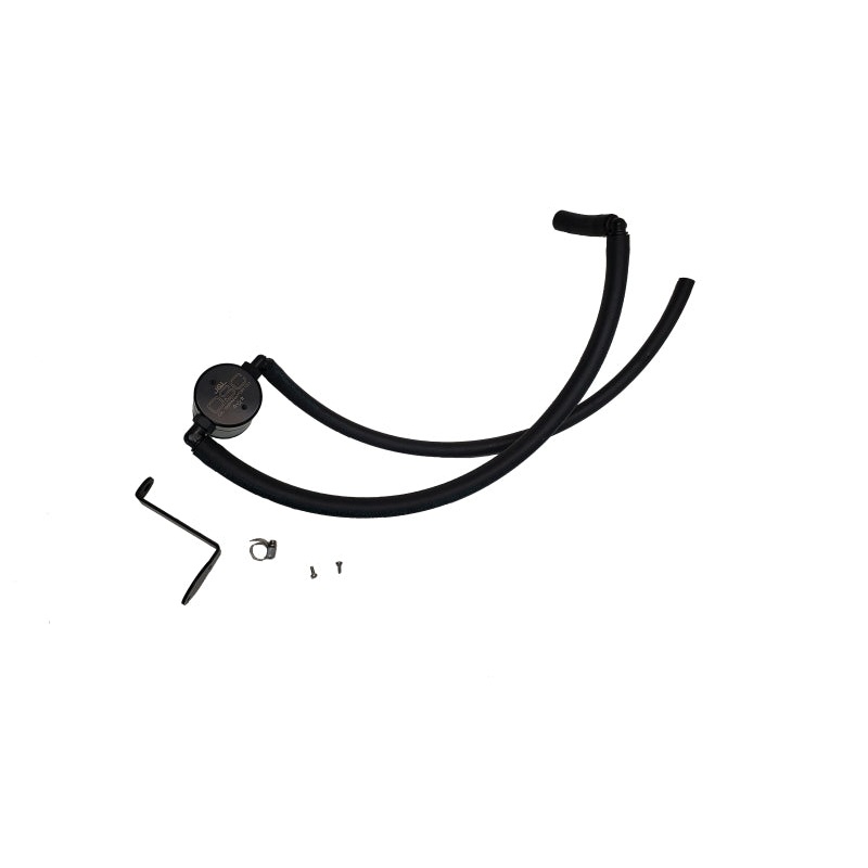 J&L 22-24 Hyundai Elantra N 2.0L Oil Separator 3.0 Passenger Side – Black Anodized