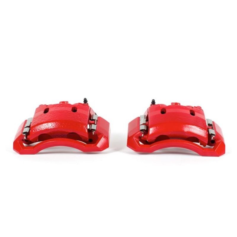 Power Stop 06-08 Dodge Ram 1500 Front Red Calipers w/Brackets – Pair