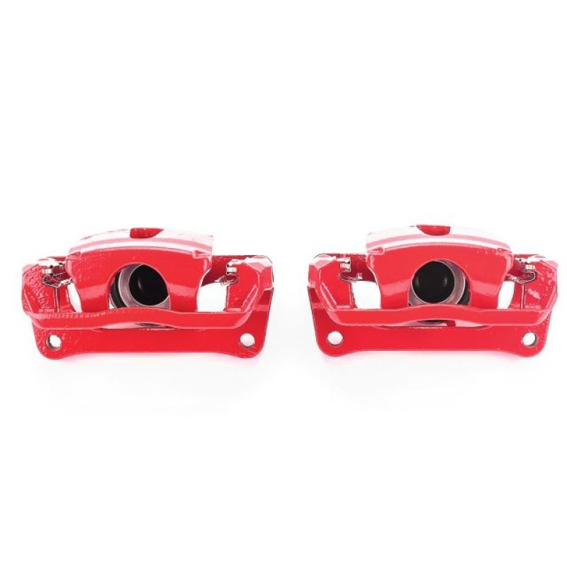 Power Stop 12-17 Ford F-150 Rear Red Calipers w/Brackets – Pair