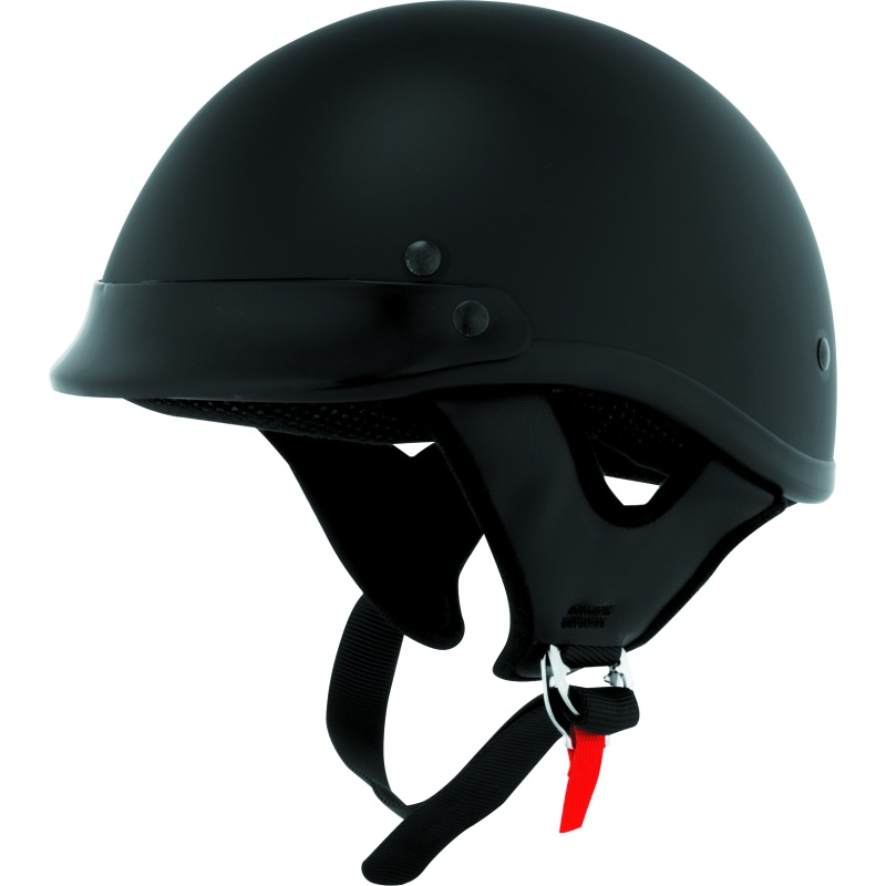 Skid Lids Traditional Helmet Flat Black – Medium