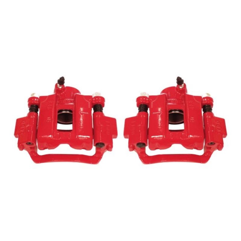 Power Stop 10-18 Lexus GX460 Rear Red Calipers w/Brackets – Pair