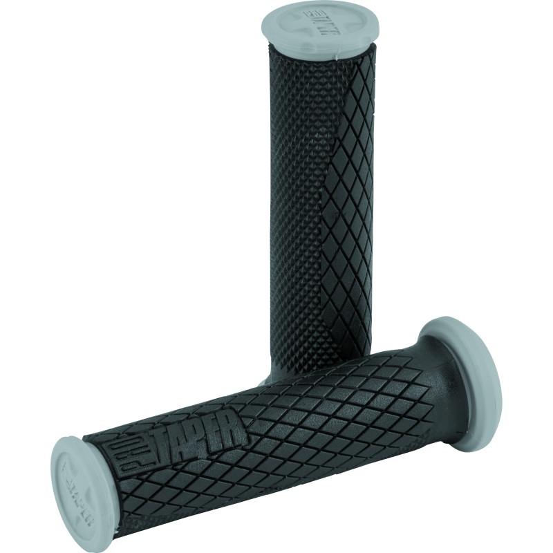 ProTaper Full Diamond Dual Density ATV Grips – Black/Gray