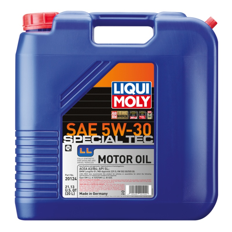 LIQUI MOLY 20L Special Tec LL Motor Oil SAE 5W30