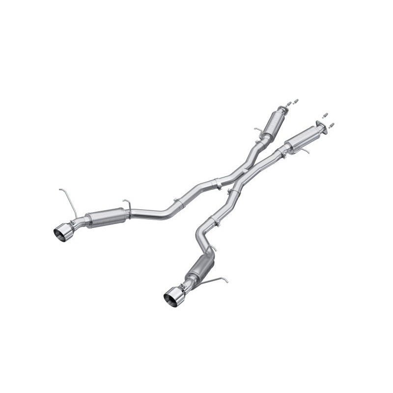 MBRP 2012+ Jeep Grand Cherokee SRT 6.4L 3in Dual Rear Exit Aluminized Catback Exhaust – T304 Tips