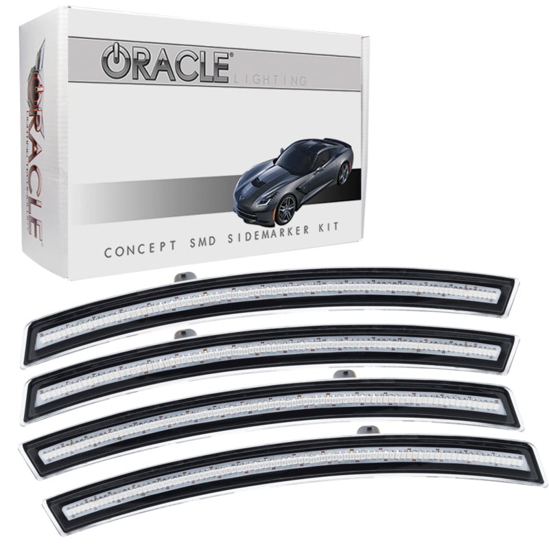 Oracle Chevrolet Corvette C7 Concept Sidemarker Set – Clear – No Paint