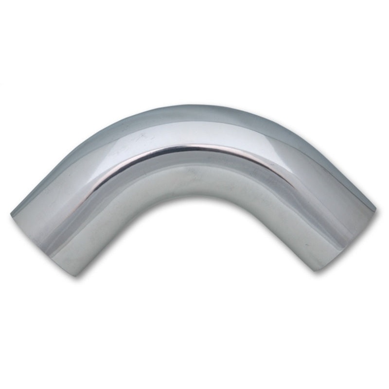 Vibrant 3.5in O.D. Universal Aluminum Tubing (90 degree bend) – Polished