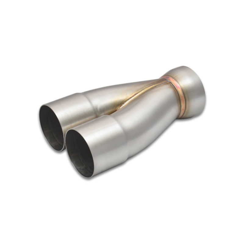 Vibrant 2-1 SS Merge Collectors (3in Inlet Slipover ID 3-1/2in Outlet OD) – Sold Individually