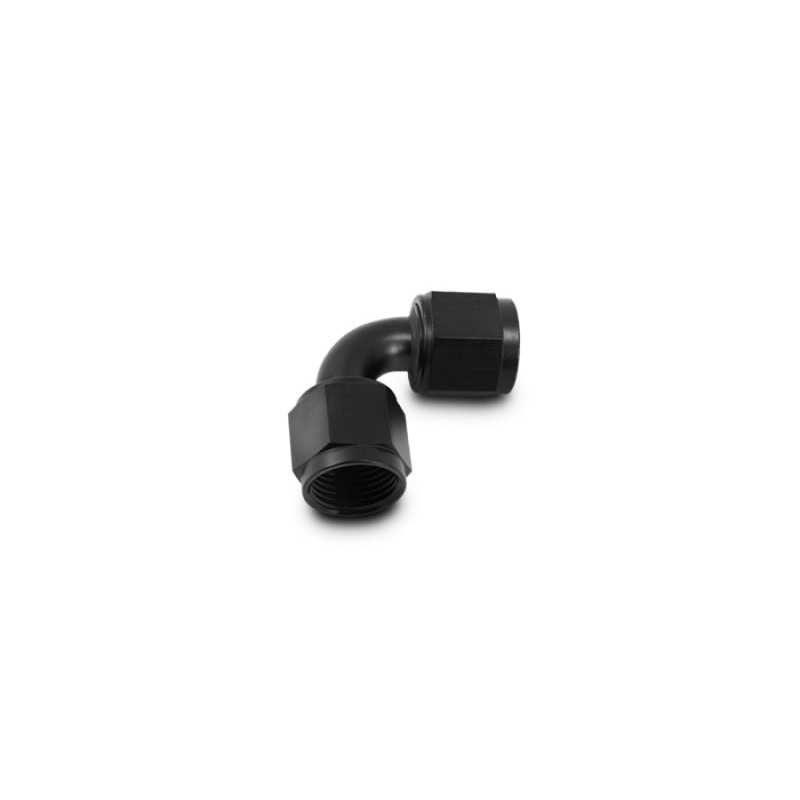 Vibrant -3AN Female 90 Degree Union Adapter (AN to AN) – Anodized Black Only