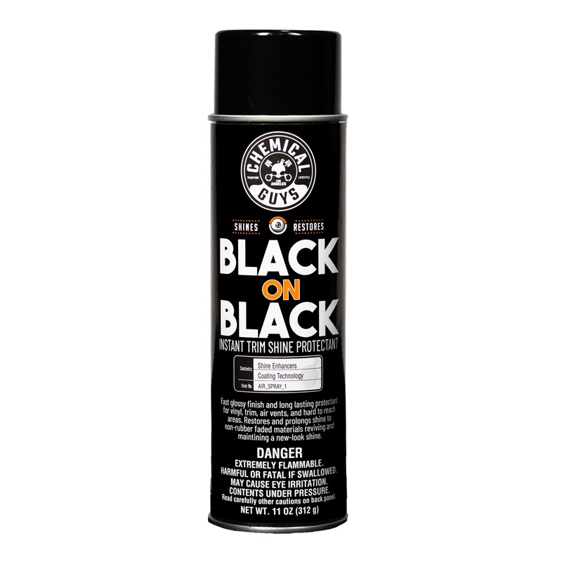 Chemical Guys Black on Black Instant Trim Shine Spray Dressing – 11oz