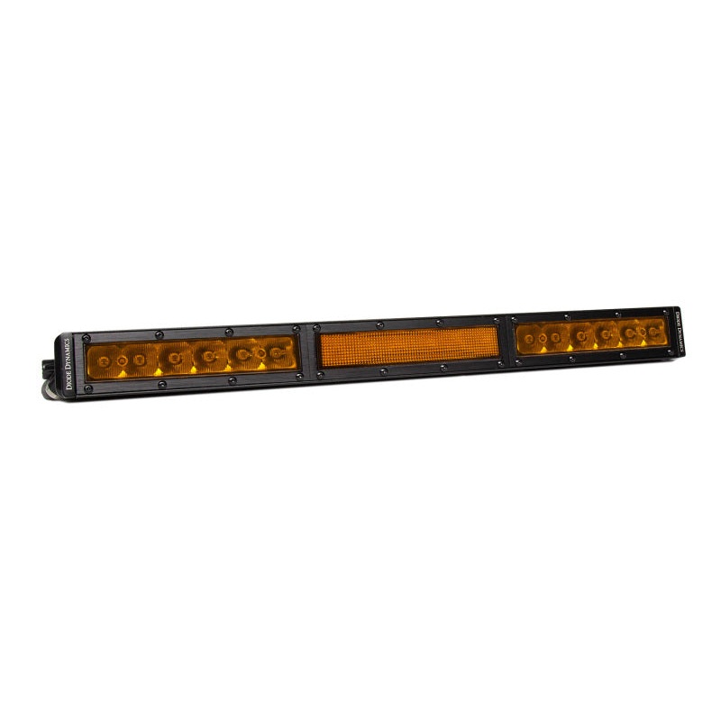 Diode Dynamics 18 In LED Light Bar Single Row Straight – Amber Combo Each Stage Series
