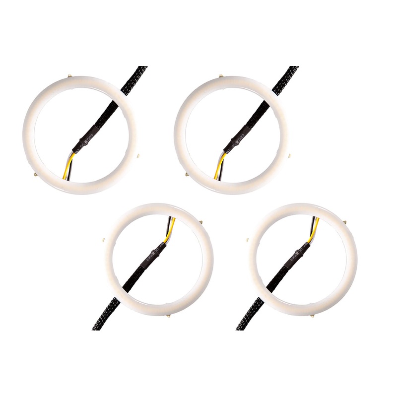 Halo Lights LED 70mm/80mm Blue Four Diode Dynamics