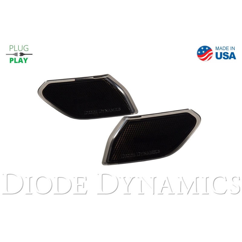 Jeep JL Sidemarkers Smoked Set Diode Dynamics