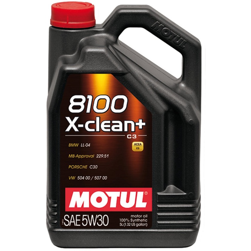 Motul 5L Synthetic Engine Oil 8100 5W30 X-CLEAN Plus – Case of 4