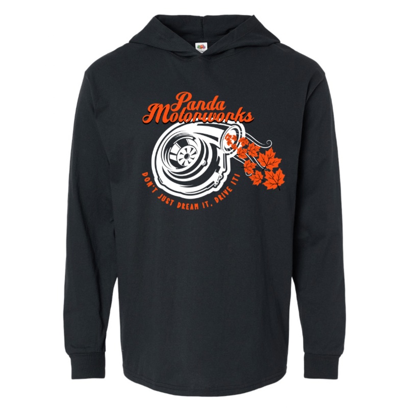 Panda Motorworks Autumn Long Sleeve Hooded T-Shirt