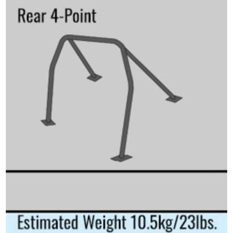 Cusco D1 Roll Bar – Honda Civic Type R FK8 17-21 (4-pnt, 2 Pass)