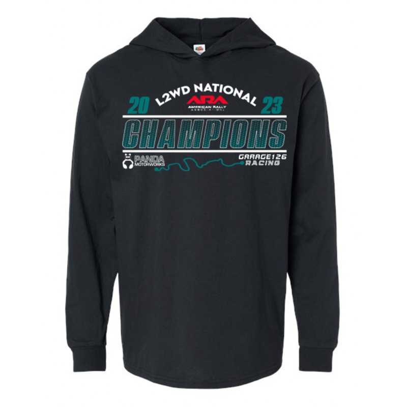 Garage126 x Panda Motorworks ARA Championship Long Sleeve Hooded T-Shirt