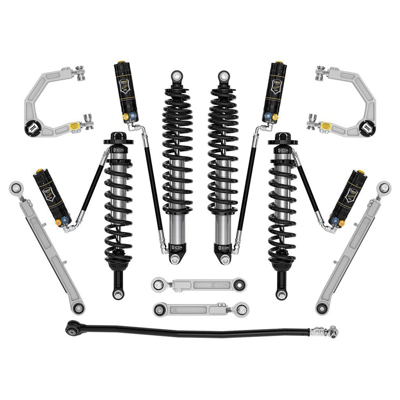 ICON 21-24 BRONCO SASQUATCH 2-3″ LIFT STAGE 7 SUSPENSION SYSTEM CDXS BILLET HEAVY RATE