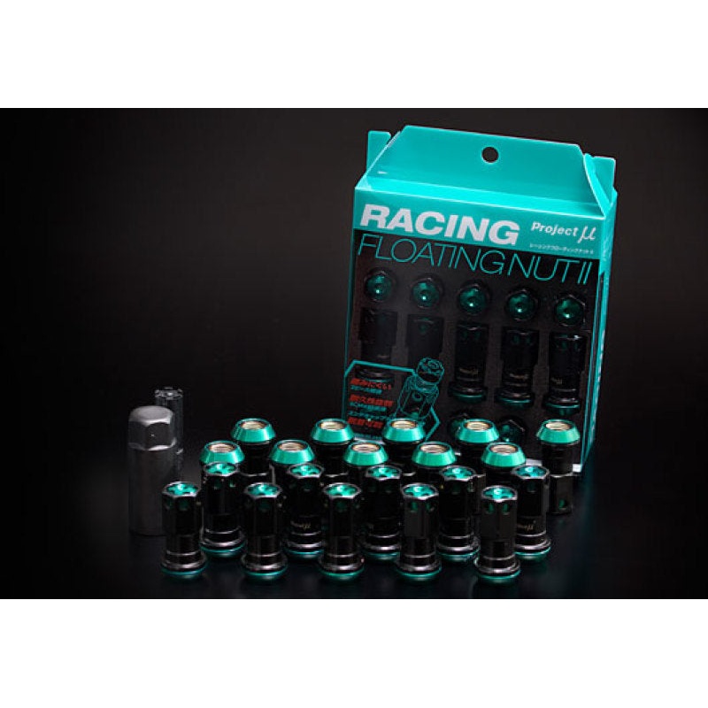 Project Mu Racing Floating Lug Nut II M12 x 1.25 – Black