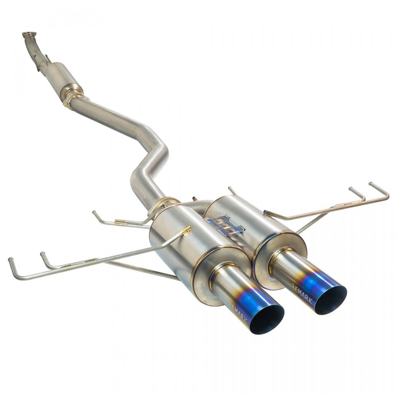 Remark Full Titanium Catback Exhaust (Non Resonated) – Honda Civic Type R FK8 17-21