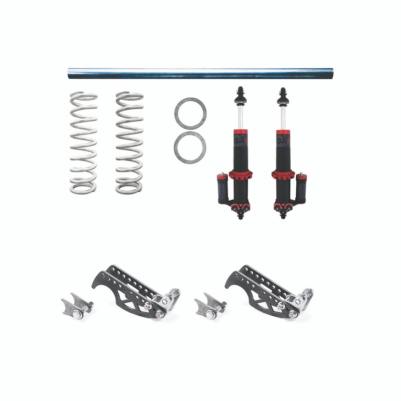 QA1 DM501-12200 HD Pro Rear Weld-In Coilover Kit MOD Series Shock 200lb/in. Spring for 3.00in. Axle Tube