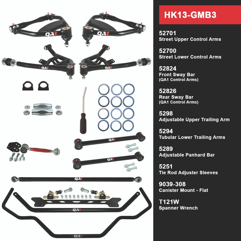 QA1 HK13-GMB3 Level 3 Full Vehicle Handling Kit 69-70 GM B-Body W/O Shocks