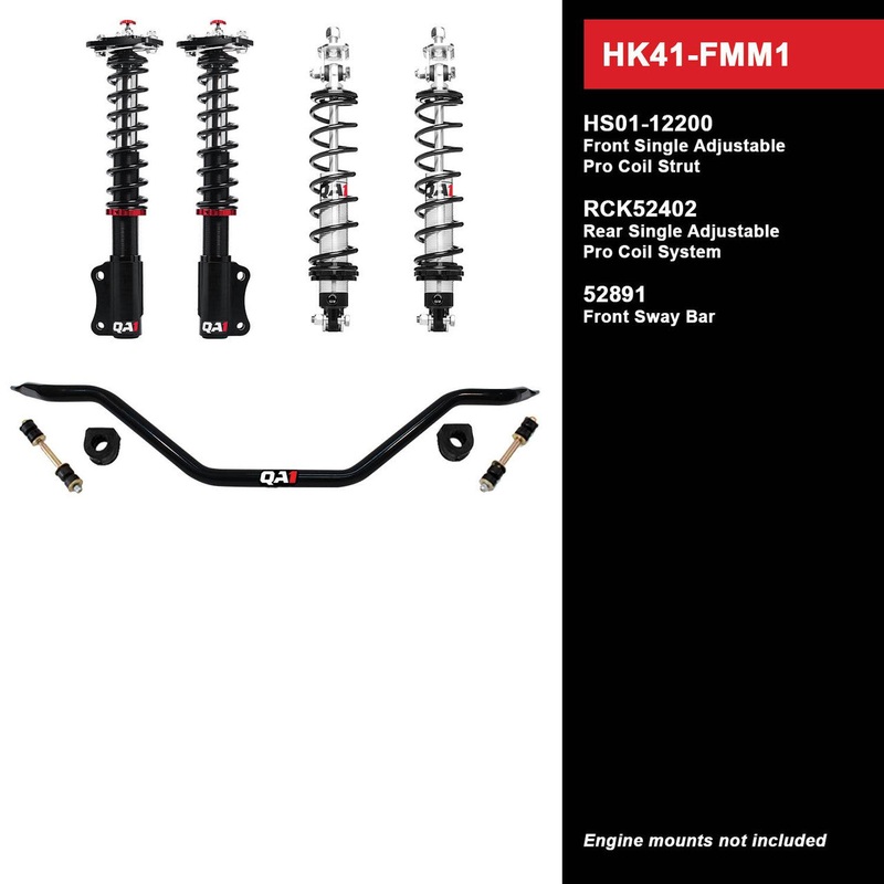 QA1 HK41-FMM1 Level 1 Full Vehicle Handling Kit 79-86 Mustang W/ Shocks