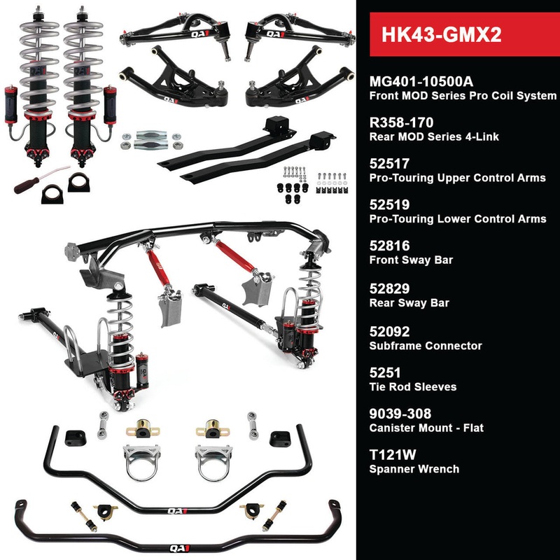 QA1 HK43-GMX2 Level 3 Handling Kit 68-72 GM X Body