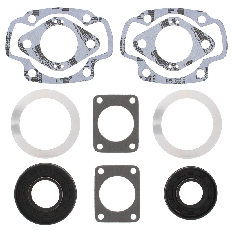 Vertex 711055 Gaskets 73-75 Arctic Cat Twin 340 (Kawasaki) FA/2 Complete Gasket Kit w/ Oil Seals