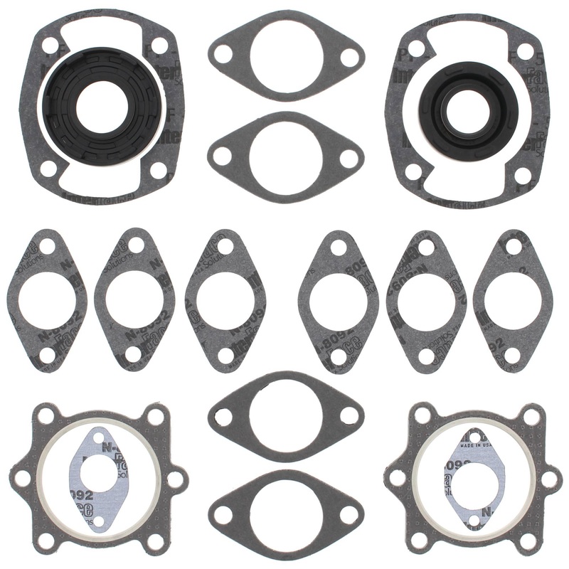 Vertex 711063B Pistons 95-00 Bearcat 340/1994 Cheetah 340 Complete Gasket Kit w/ Seals