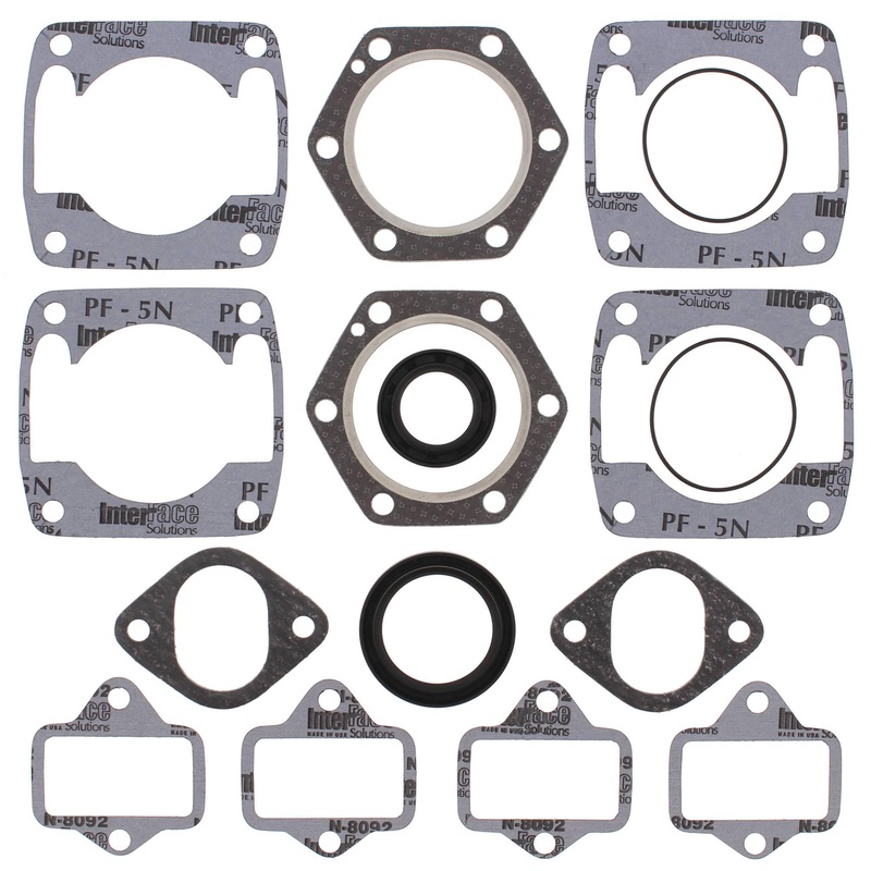 Vertex 711106AE Gaskets Jlo-cuyuna 2F400/2 6 Bolt Head Electric FC/2 Complete Gasket Kit w/ Oil Seals