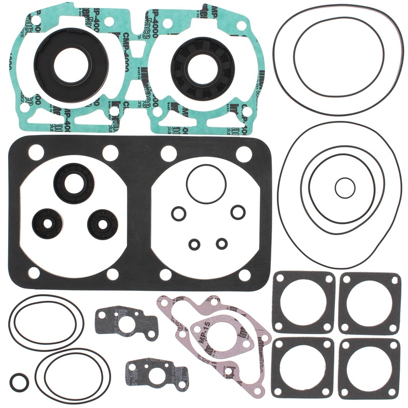 Vertex 711214 Pistons 98-99 Formula Deluxe 583/97-99 Formula Z 583cc Complete Gasket Kit w/ Seals