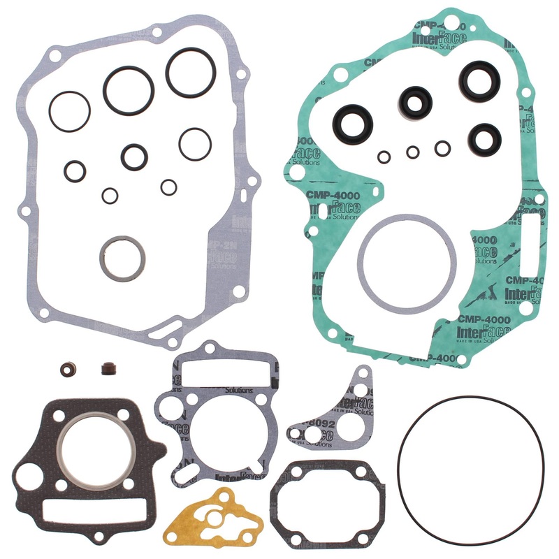 Vertex 811210 Gaskets 04-12 Honda CRF70F Complete Gasket Kit w/ Oil Seals