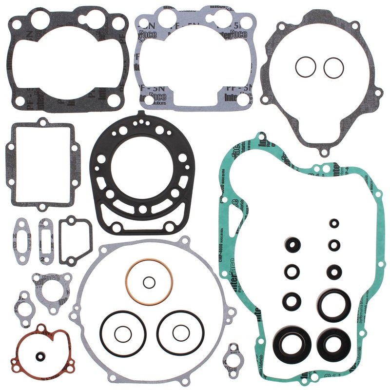 Vertex 811456 Gaskets 1992 Kawasaki KX250 Complete Gasket Kit w/ Oil Seals