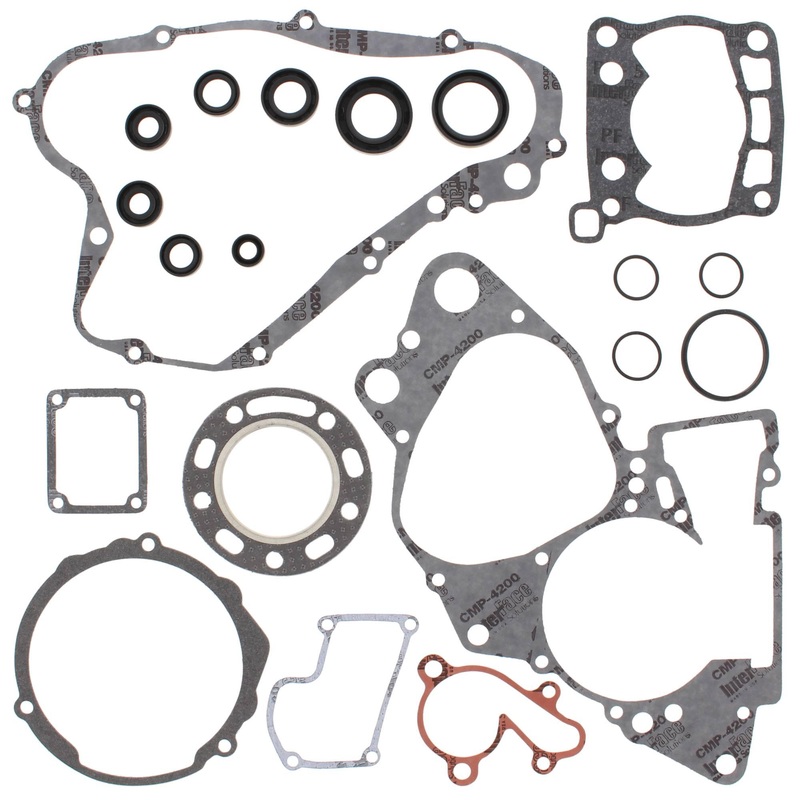 Vertex 811543 Gaskets 1989 Suzuki RM125 Complete Gasket Kit w/ Oil Seals