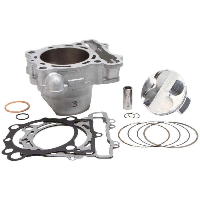 Cylinder Works 30012-K02 17-19 Kawasaki KX 250 F 250cc Standard Bore Cylinder Kit 13.7:1 Comp. 77mm