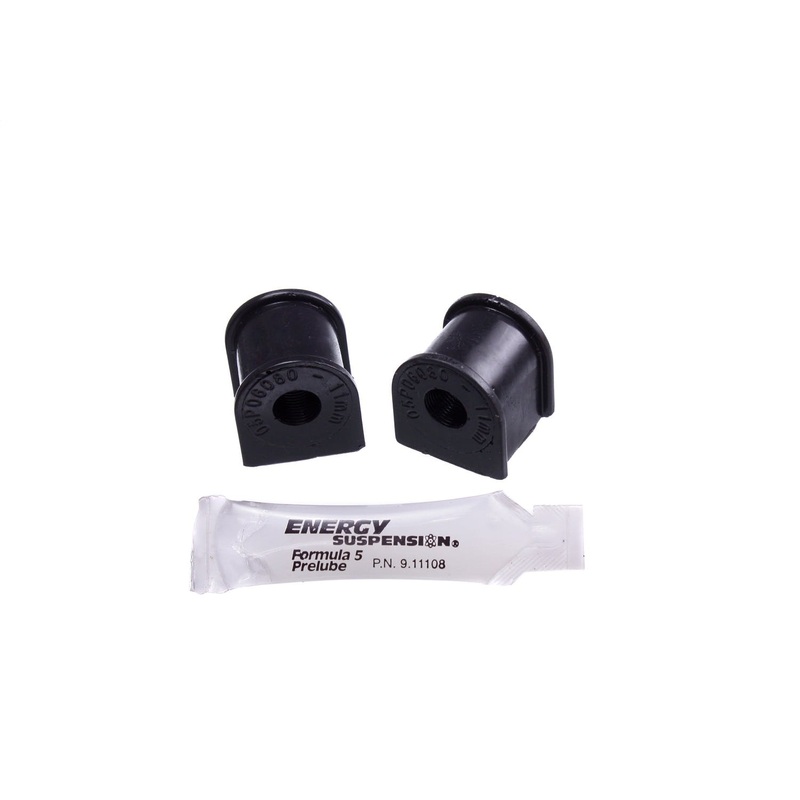 Energy Suspension 16.5152G Rear Sway Bar Bushing Set Black 11MM