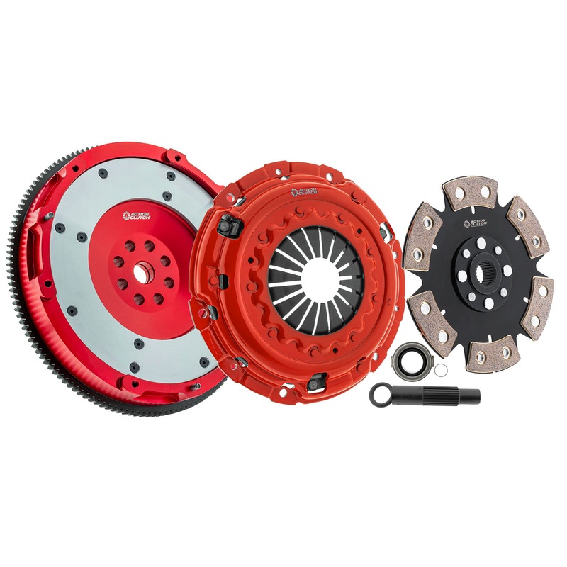 Action Clutch ACR-3424-AL Stage 6 Clutch Kit (2MD) for Honda Civic SI 2022 1.5L (L15B7) Turbo Includes Aluminum Lightweight Flywheel