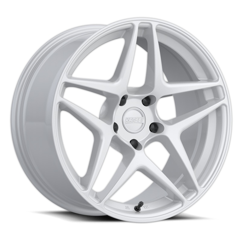 Kansei K15W Astro 18×9.5in / 5×114.3 BP / 35mm Offset / 73.1mm Bore – Gloss White Wheel