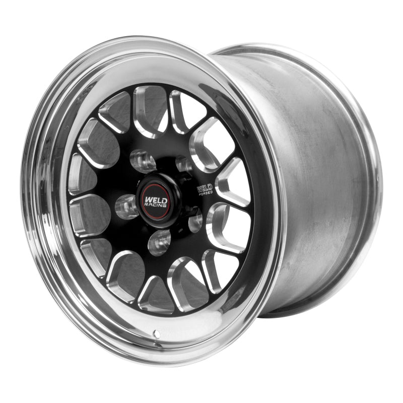 Weld S77 15×10.33 / 5×4.75 BP / 4.5in. BS Black Wheel (Low Pad) – Non-Beadlock