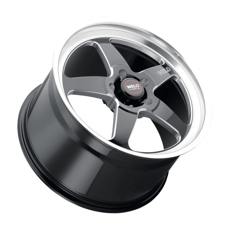 Weld S155 17×10 Ventura Drag 5×112 ET40 BS7.1 Gloss BLK MIL DIA 78.1