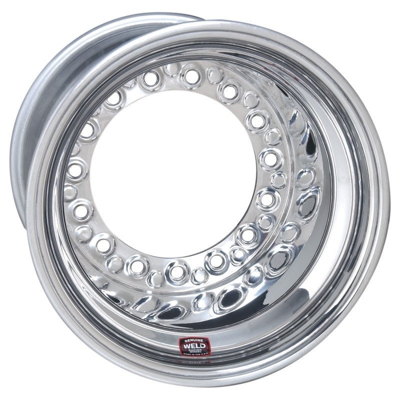 Weld Wide 5 XL Direct MT 15×14 / 5×10.25 BP / 5in. BS Polished Assembly – Inner BL w/6-Dzus Cover