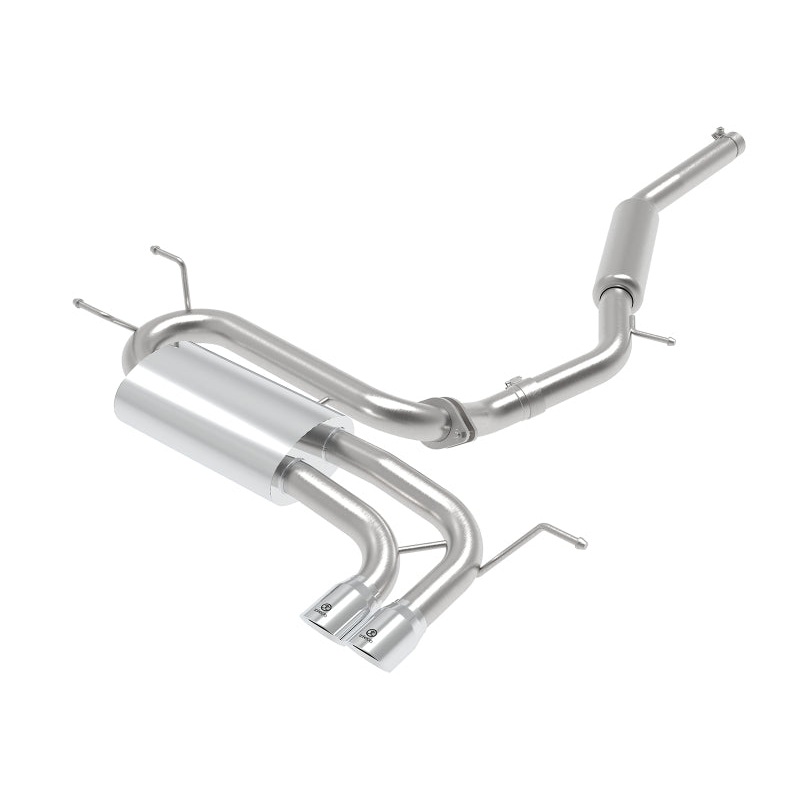 aFe Takeda 2-1/2in SS-304 Cat-Back Exhausts w/ Polished Tip 16-19 Mazda MX-5 Miata ND 2.0T
