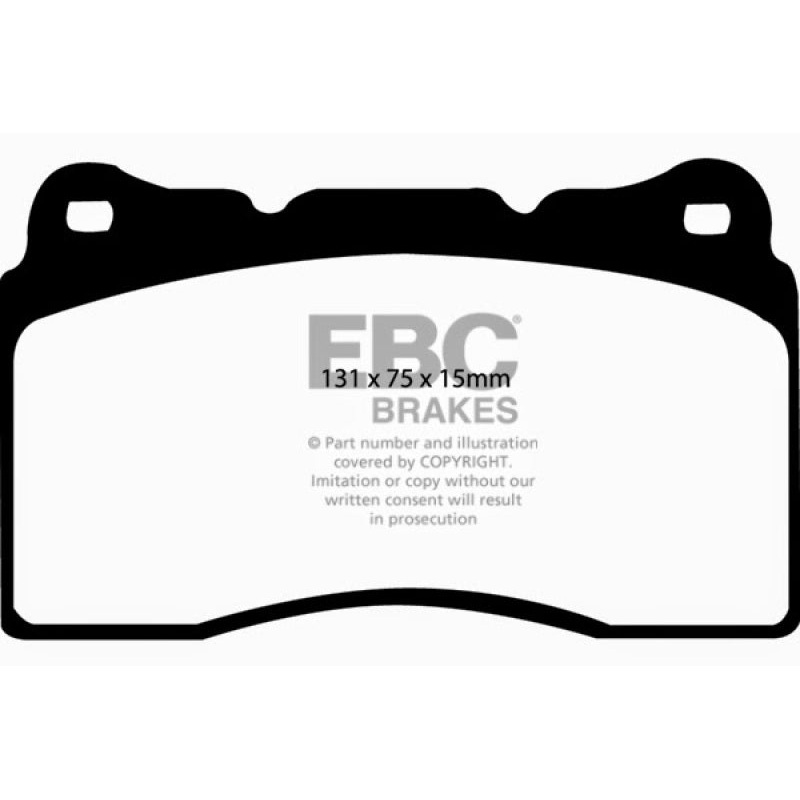 EBC 04-08 Acura TL 3.2 (Manual)(Brembo) Ultimax2 Front Brake Pads